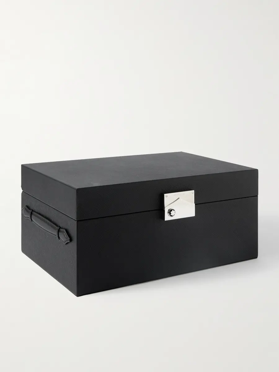 Montblanc Cross-Grain Leather Eight-Piece Watch Box - Men | Thumbnail 2 Montblanc Cross-Grain Leather Eight-Piece Watch Box - Men | Thumbnail 2