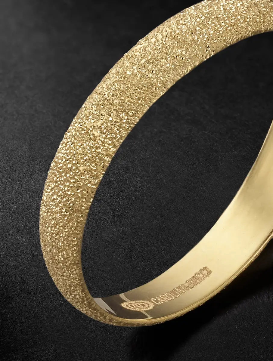 Carolina Bucci Florentine Finish 18-Karat Gold Ring - Men | Thumbnail 4 Carolina Bucci Florentine Finish 18-Karat Gold Ring - Men | Thumbnail 4