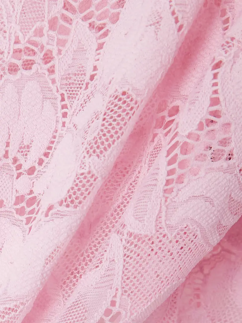 Rabanne Cropped Stretch-lace Top | Thumbnail 4