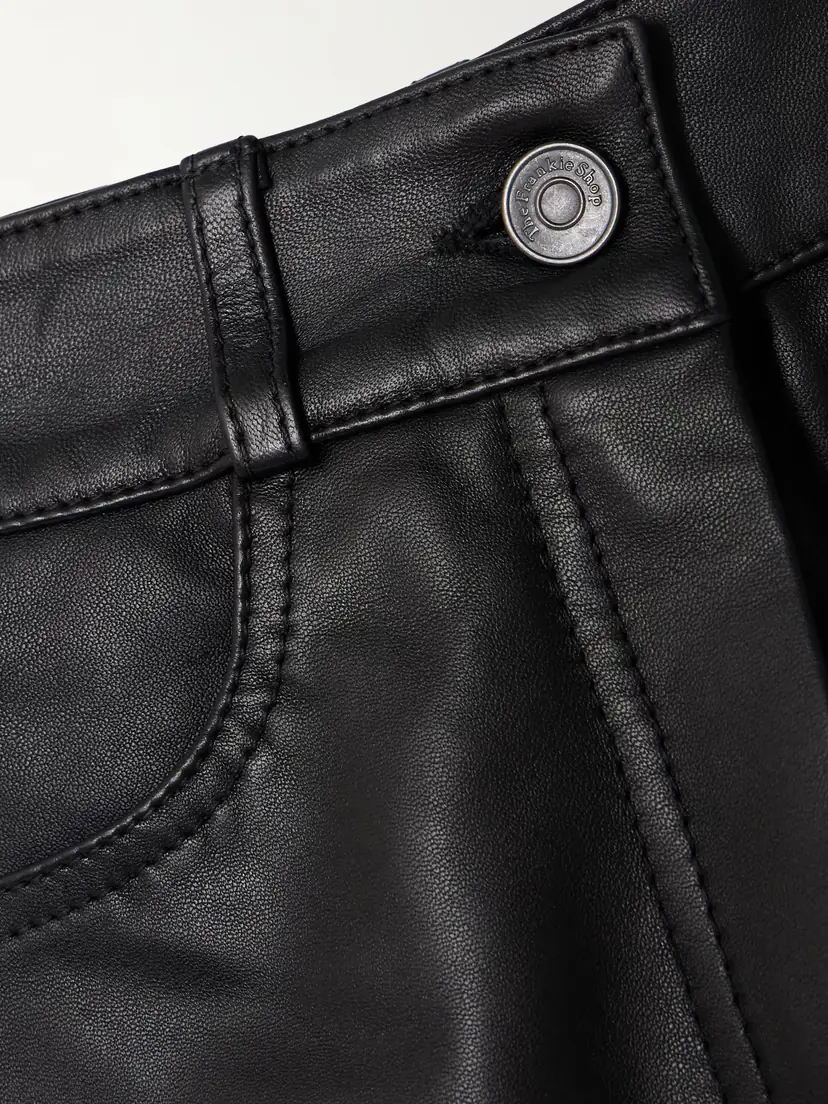 The Frankie Shop Loen Leather Shorts | Thumbnail 5 The Frankie Shop Loen Leather Shorts | Thumbnail 5