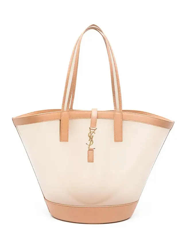 Saint Laurent Medium Panier Vinyl Tote