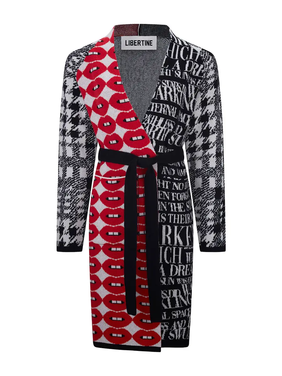 Libertine Mix it Up Slim Belted Cardigan | Image 1 Libertine Mix it Up Slim Belted Cardigan | Image 1
