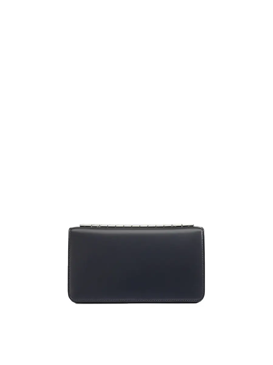 Polomi Nox Box Clutch with Stainless Steel | Image 1 Polomi Nox Box Clutch with Stainless Steel | Image 1