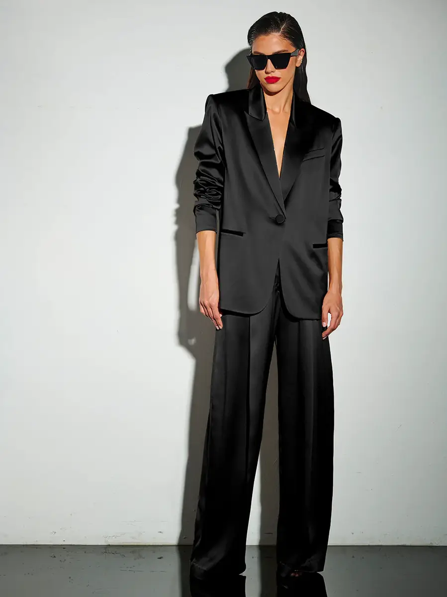 THE SEI Oversized Silk Blazer | Thumbnail 2 THE SEI Oversized Silk Blazer | Thumbnail 2