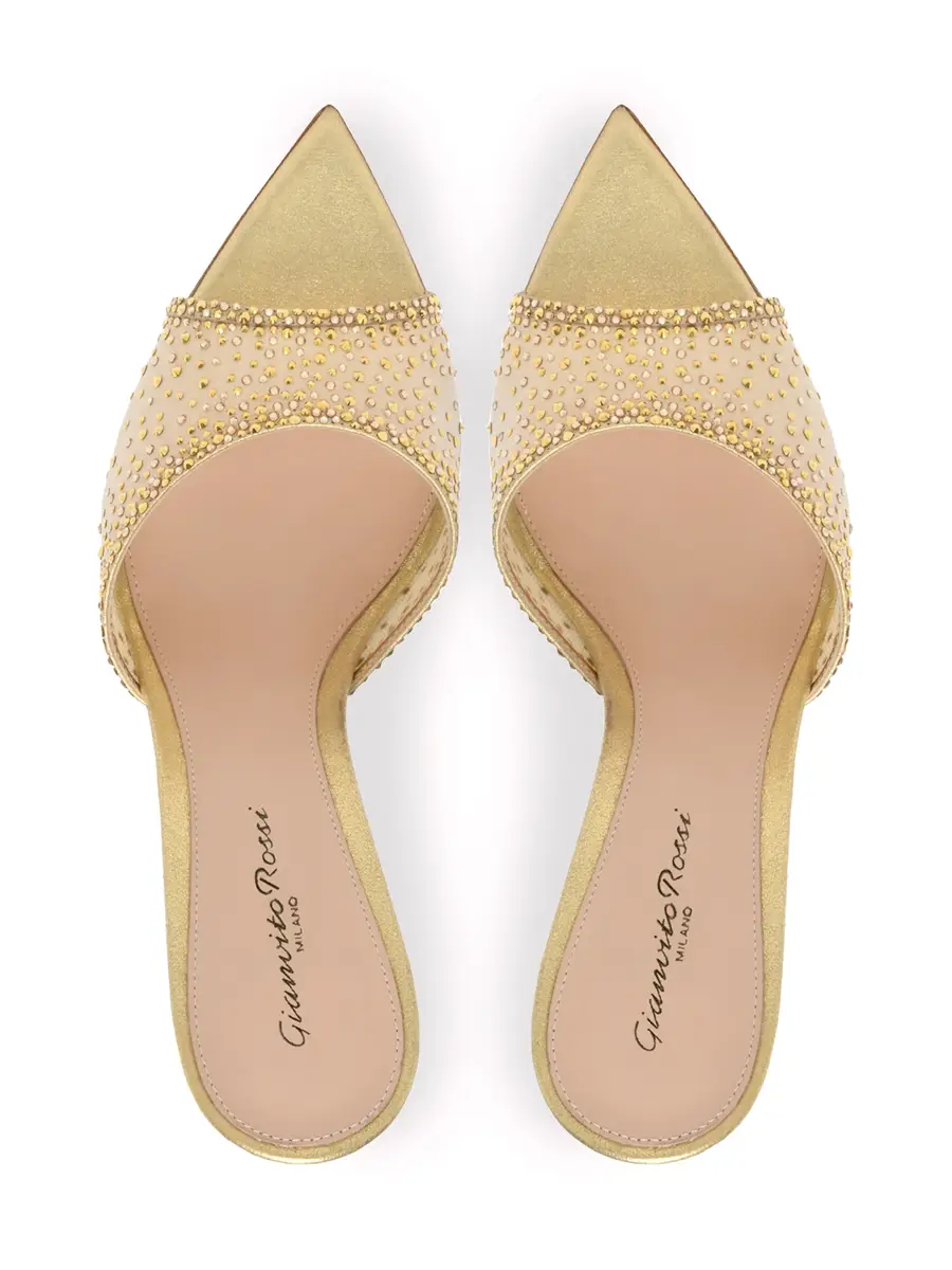 Gianvito Rossi Rania Embellished Mules | Thumbnail 4 Gianvito Rossi Rania Embellished Mules | Thumbnail 4