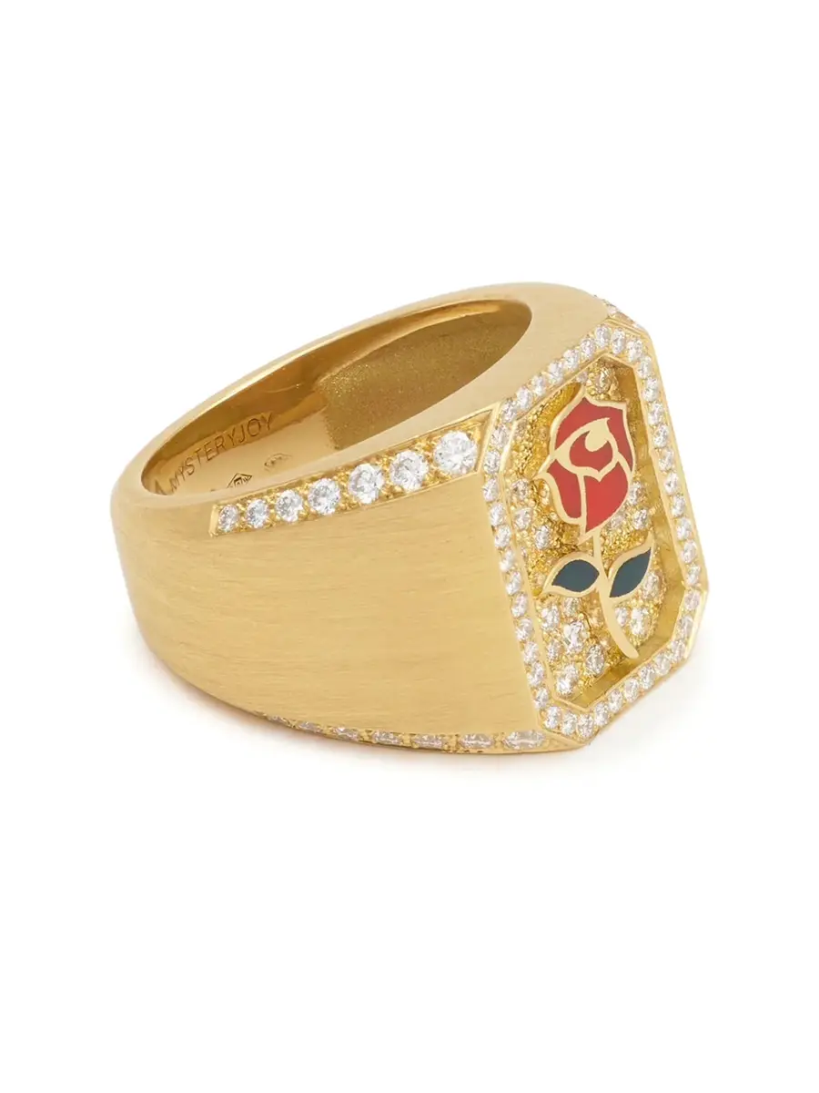 MYSTERYJOY Rose Antique Signet Ring | Thumbnail 2