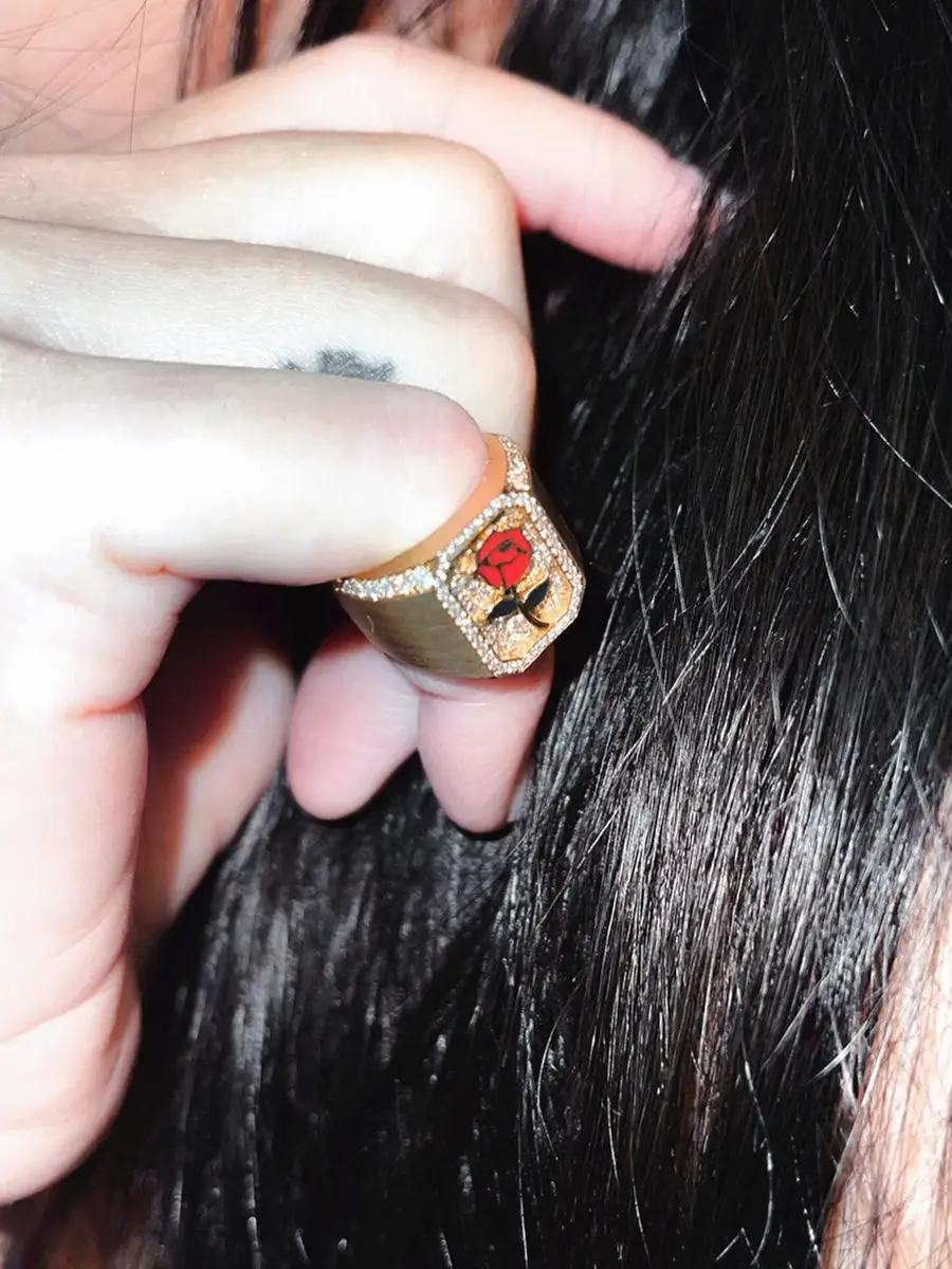MYSTERYJOY Rose Antique Signet Ring | Thumbnail 4