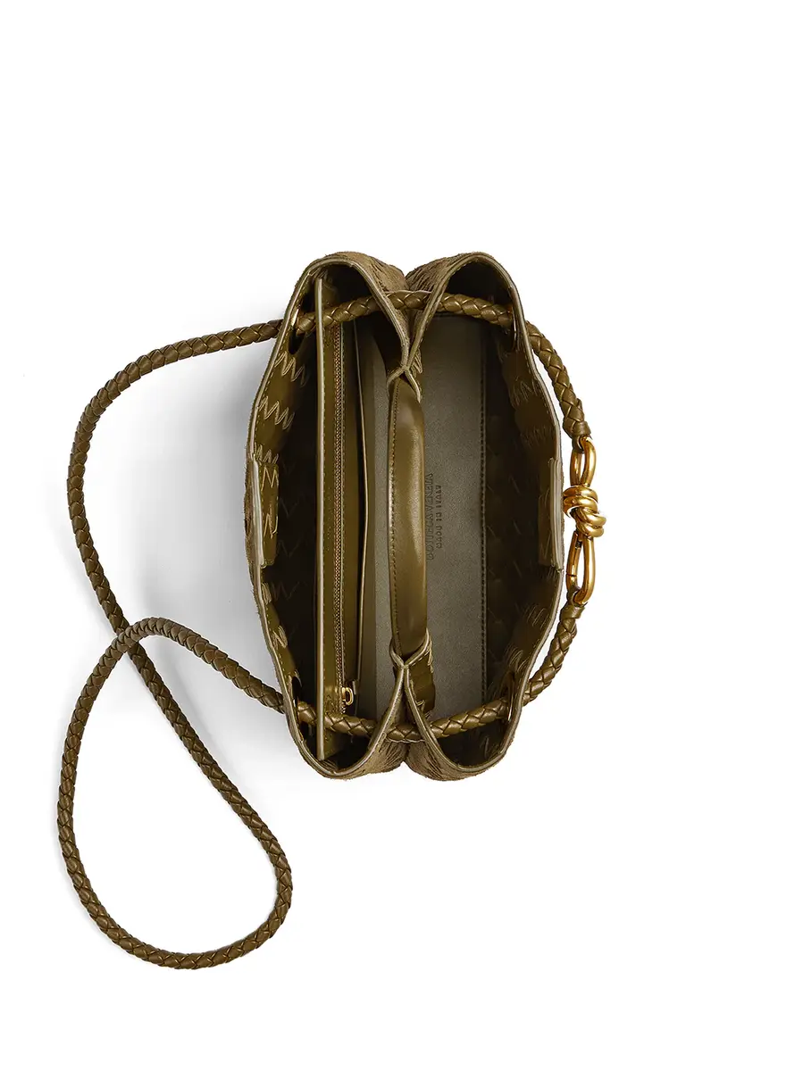 Bottega Veneta Small Suede Andiamo Bag | Thumbnail 4