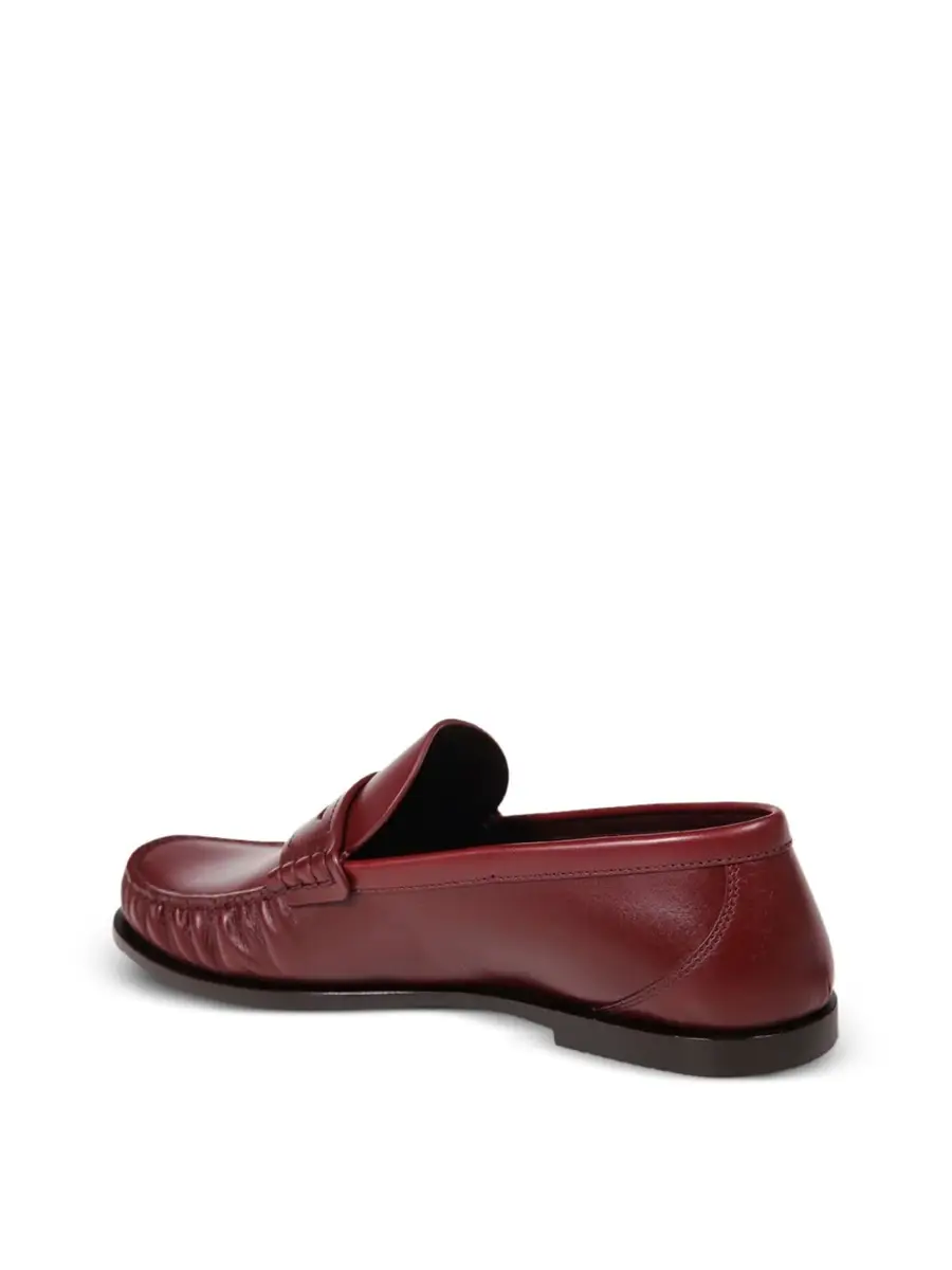 Saint Laurent Smooth Leather Laurent Loafers | Thumbnail 3