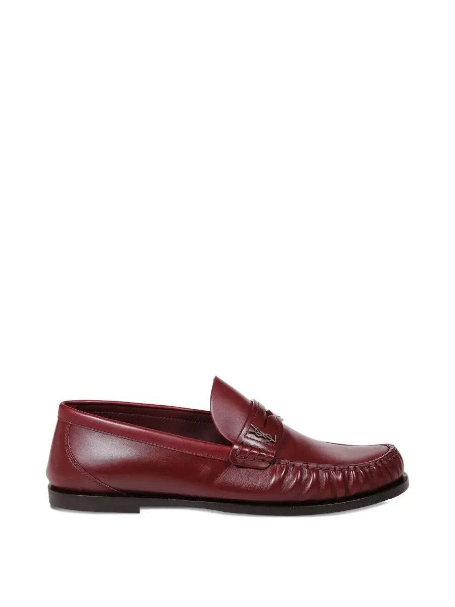 Saint Laurent Smooth Leather Laurent Loafers | Image 1 Saint Laurent Smooth Leather Laurent Loafers | Image 1