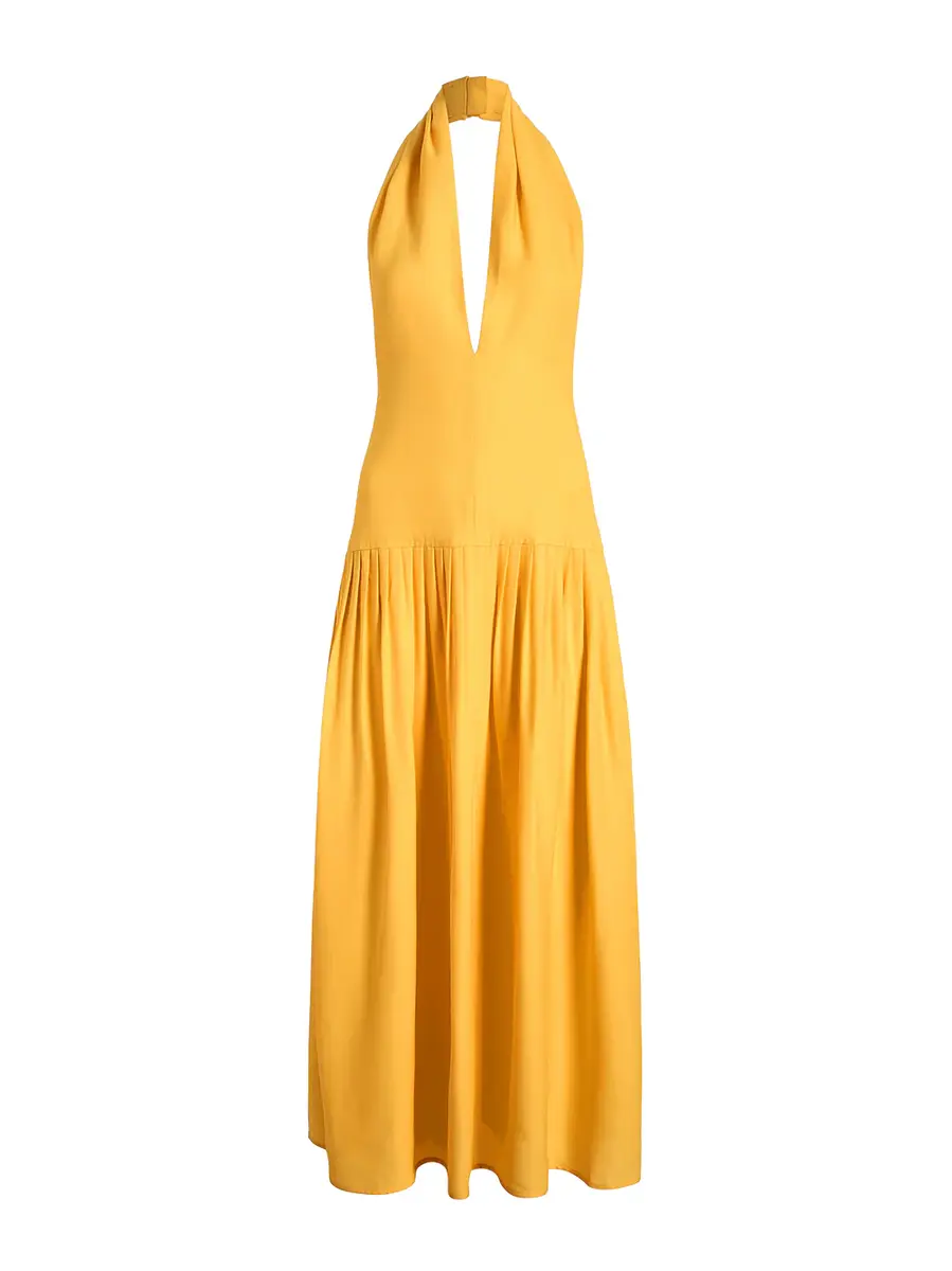 Proenza Schouler Tala Halter Maxi Dress | Image 1 Proenza Schouler Tala Halter Maxi Dress | Image 1