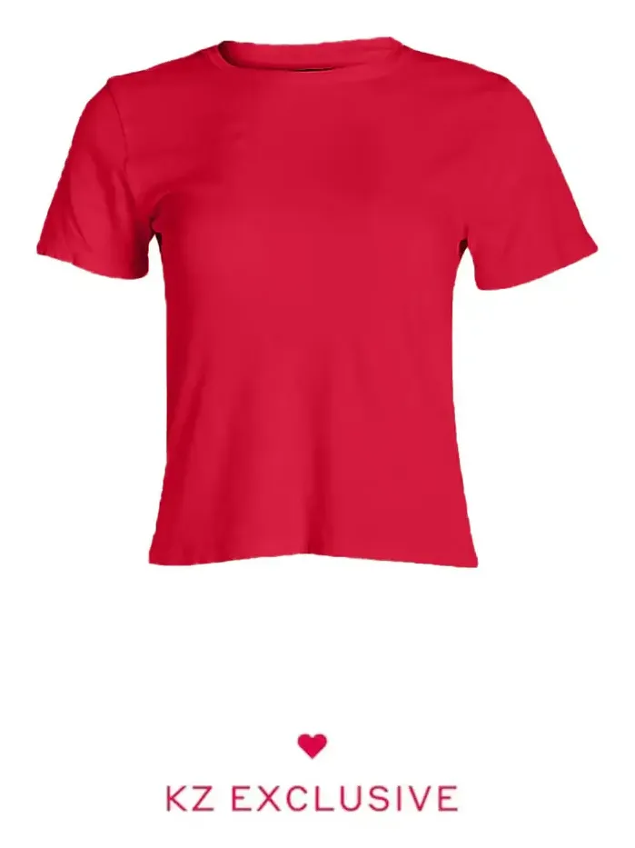 Kirna Zabête Exclusive Collection The Crop Boxy Tee
