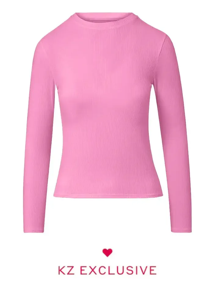 The Long Sleeve Ribbed Tee The Long Sleeve Ribbed Tee