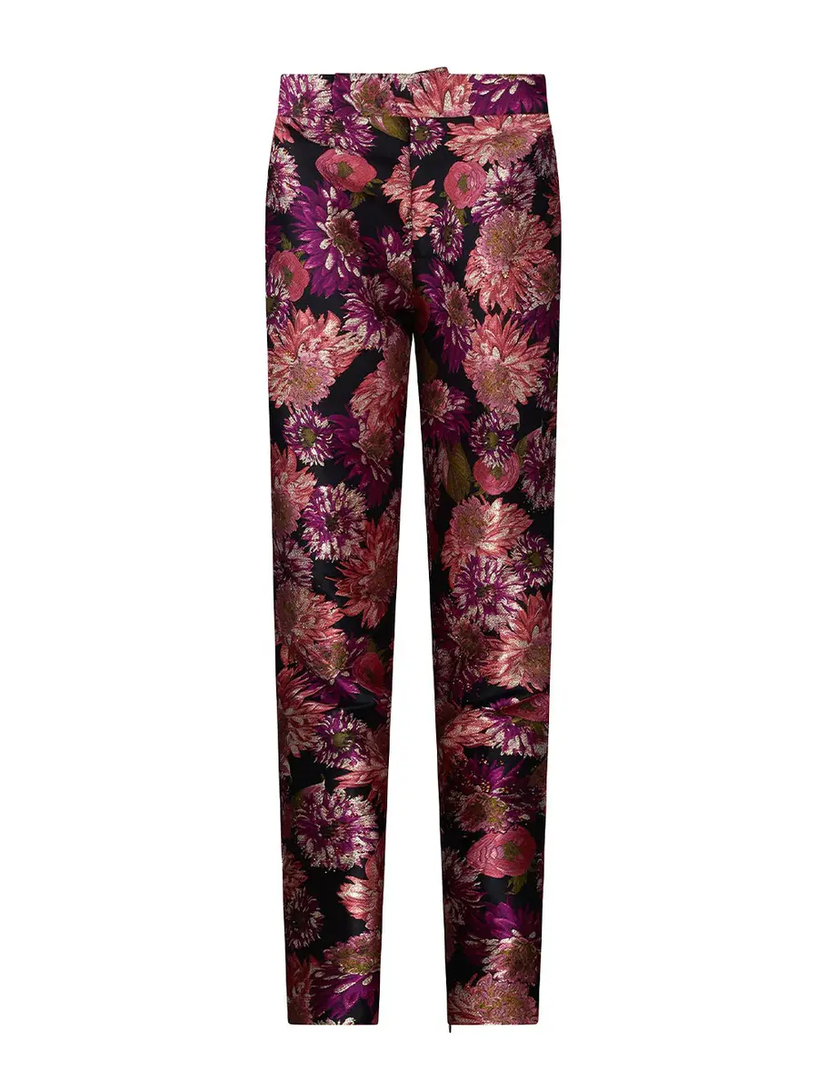 Libertine Vienna Pink Wish Jacquard Cigarette Pants