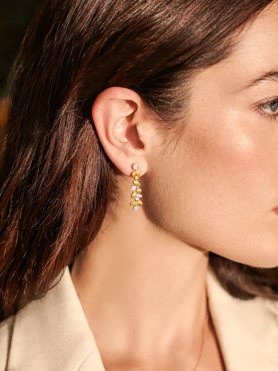Luisa Rosas Yellow Gold Be Glow Earrings | Thumbnail 2 Luisa Rosas Yellow Gold Be Glow Earrings | Thumbnail 2