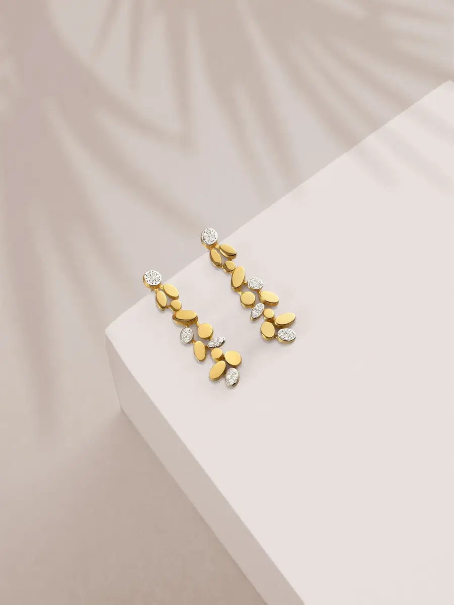 Luisa Rosas Yellow Gold Be Glow Earrings | Thumbnail 4 Luisa Rosas Yellow Gold Be Glow Earrings | Thumbnail 4