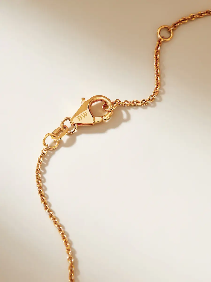 Beatriz Werebe Yellow Gold Everywhere Tennis Necklace | Thumbnail 2
