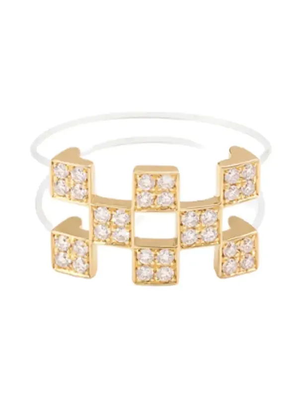 Yellow Gold Nylon Illusion Ring Yellow Gold Nylon Illusion Ring
