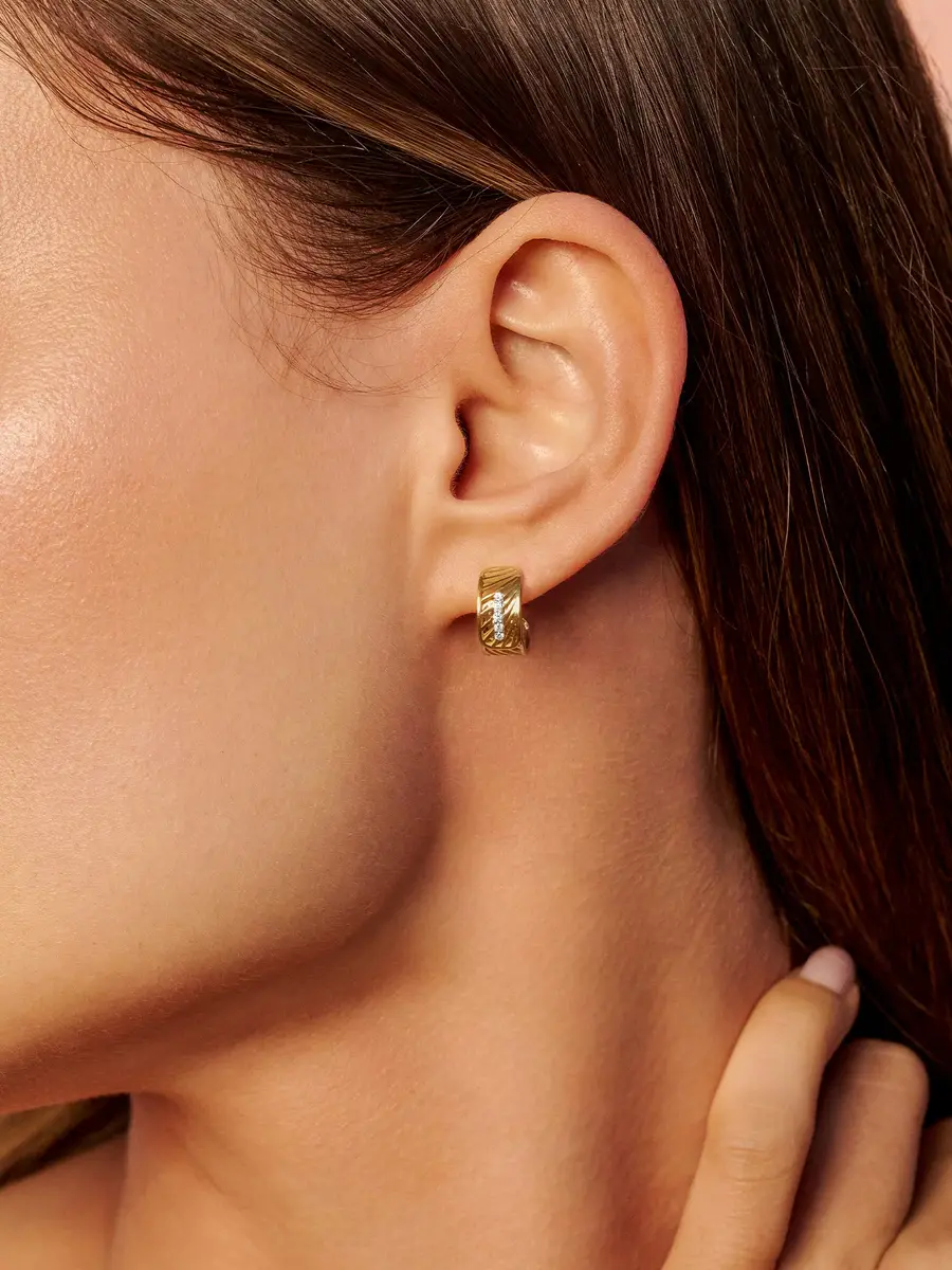Luisa Rosas Yellow Gold Tribe Journey Earrings | Thumbnail 2 Luisa Rosas Yellow Gold Tribe Journey Earrings | Thumbnail 2