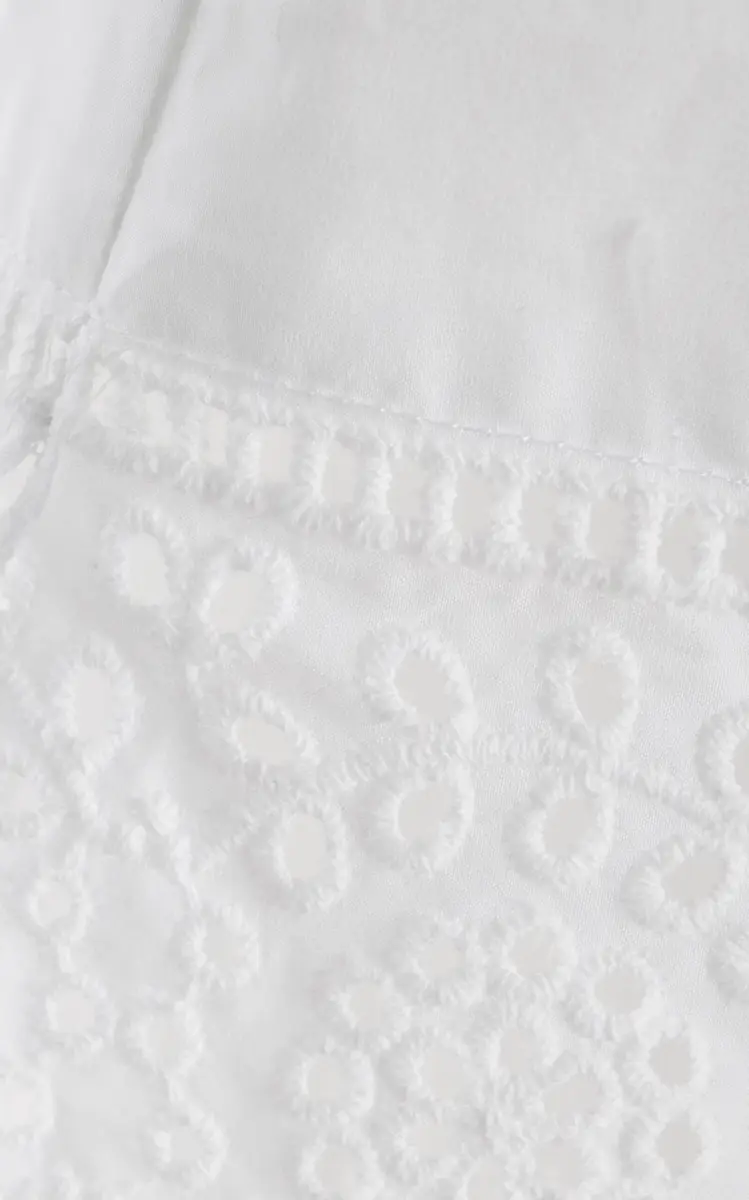 By Malene Birger Greta Eyelet-Detailed Cotton Shorts | Thumbnail 6 By Malene Birger Greta Eyelet-Detailed Cotton Shorts | Thumbnail 6
