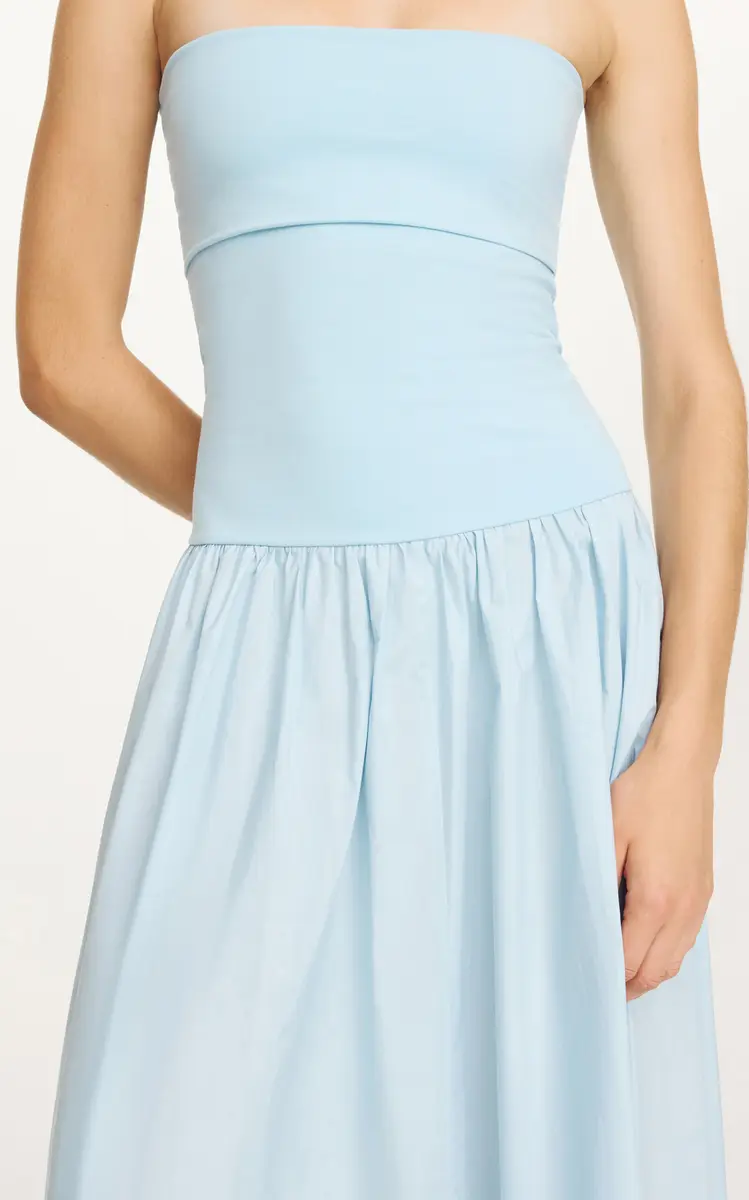 By Malene Birger Marc Strapless Cotton Midi Dress | Thumbnail 10