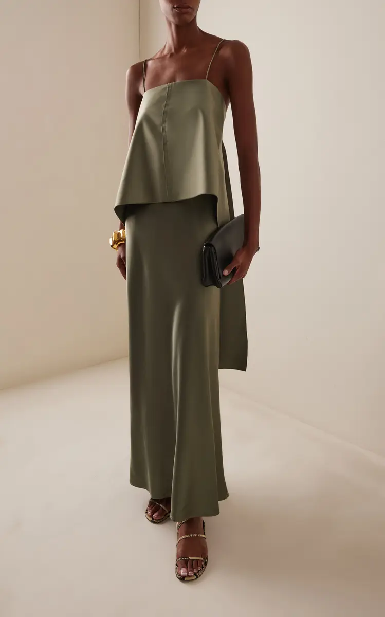 By Malene Birger Barbara Satin Maxi Skirt | Thumbnail 2 By Malene Birger Barbara Satin Maxi Skirt | Thumbnail 2