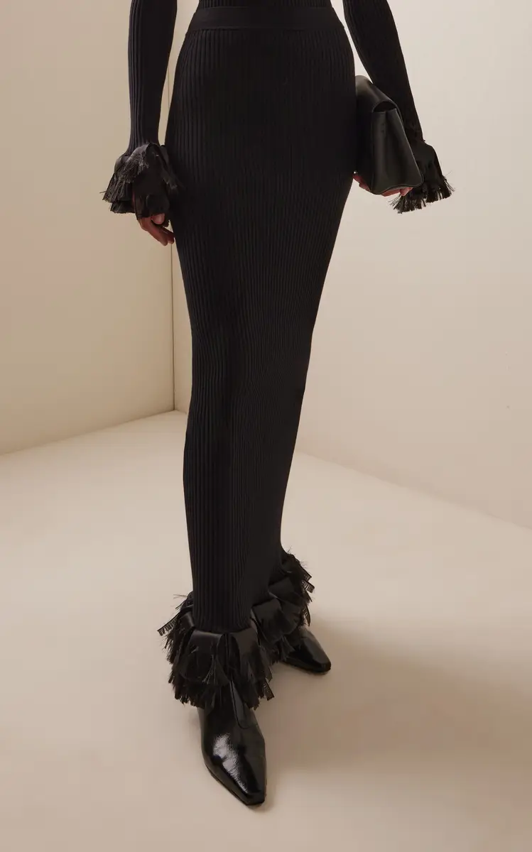FFORME Nova Ribbon-Fringed Wool Sweater | Thumbnail 3