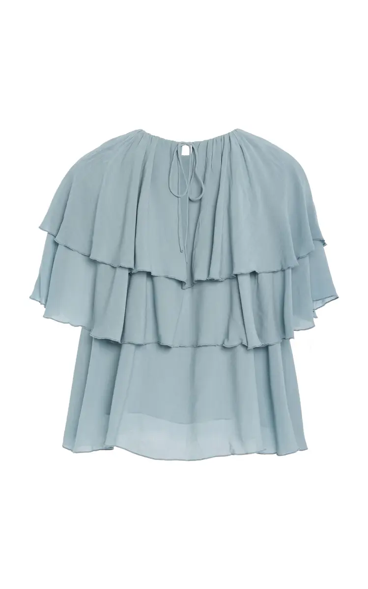 By Malene Birger Nina Tiered-Ruffle Top | Thumbnail 5