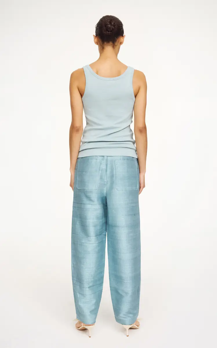 By Malene Birger Lyria Mid-Rise Silk Wide-Leg Pants | Thumbnail 3