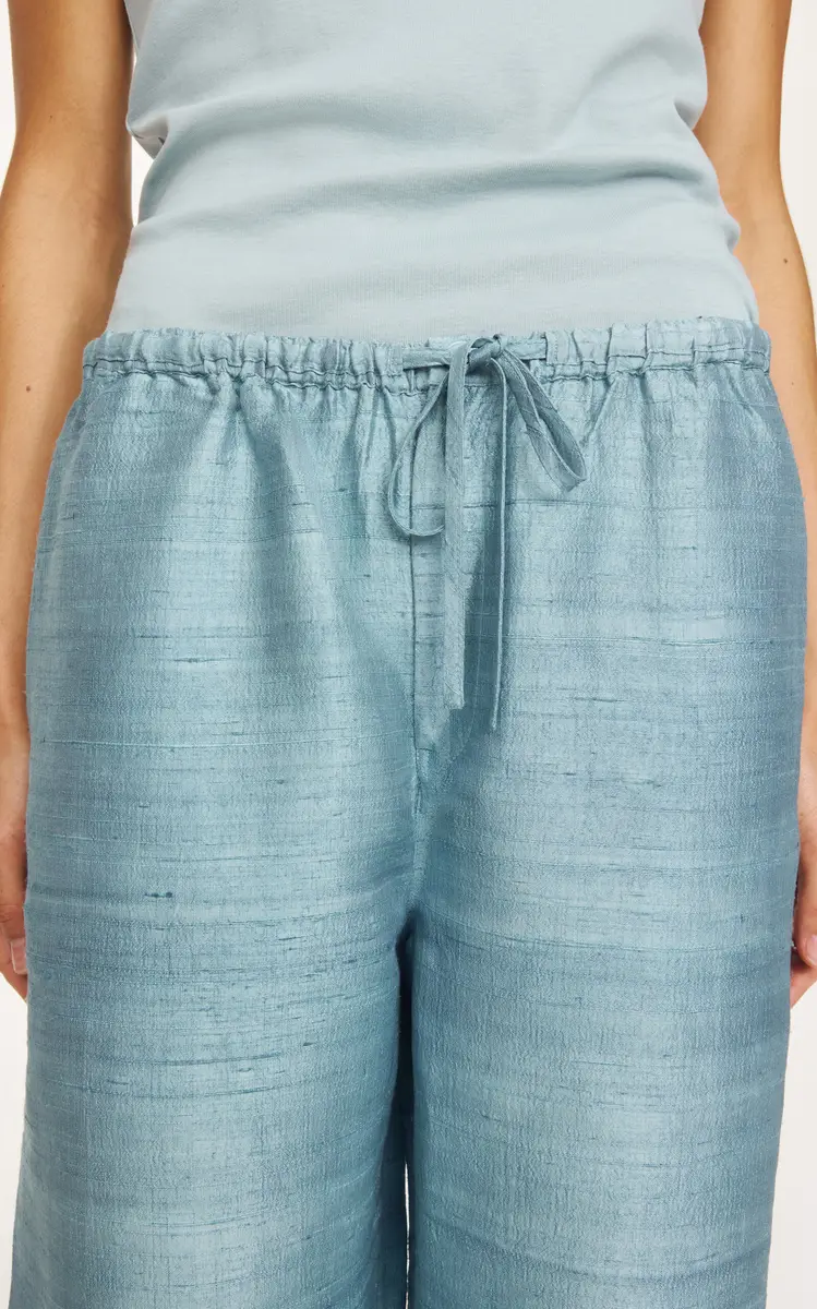 By Malene Birger Lyria Mid-Rise Silk Wide-Leg Pants | Thumbnail 4