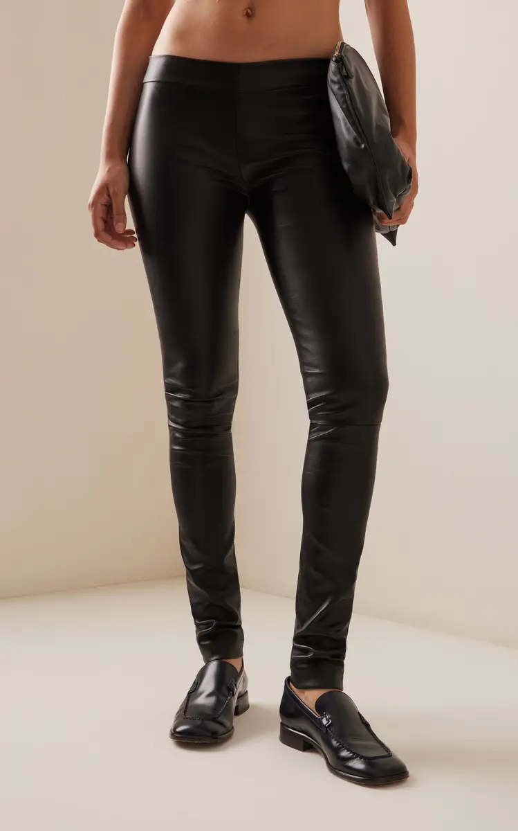 The Row Moto Leather Leggings - Black - XL | Thumbnail 7 The Row Moto Leather Leggings - Black - XL | Thumbnail 7