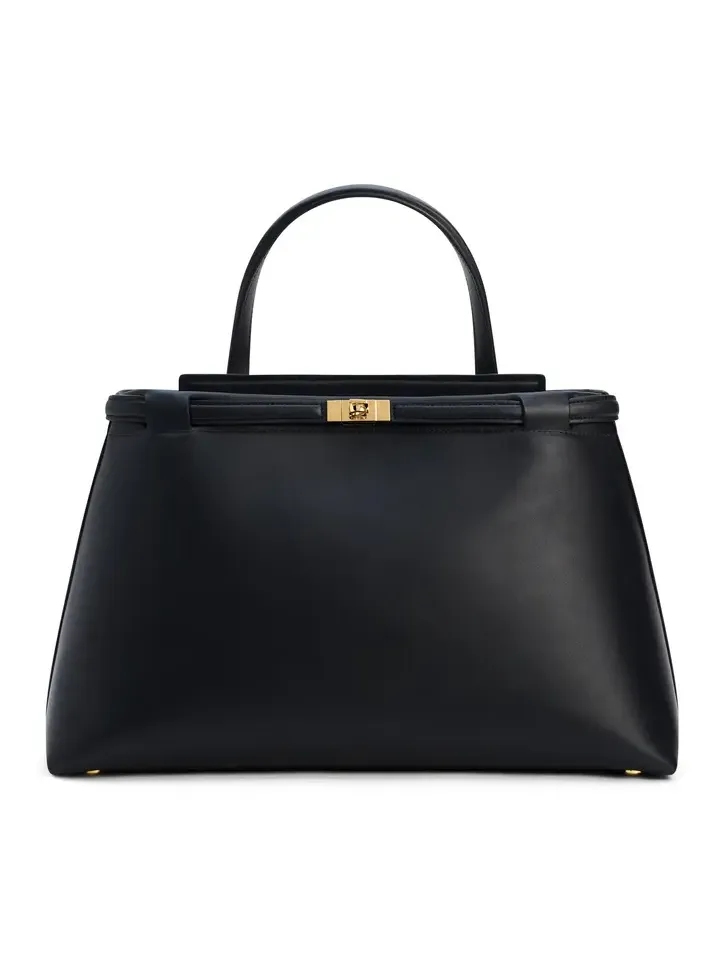 JANESSA LEONE Leoné Medium Leather Top Handle Bag