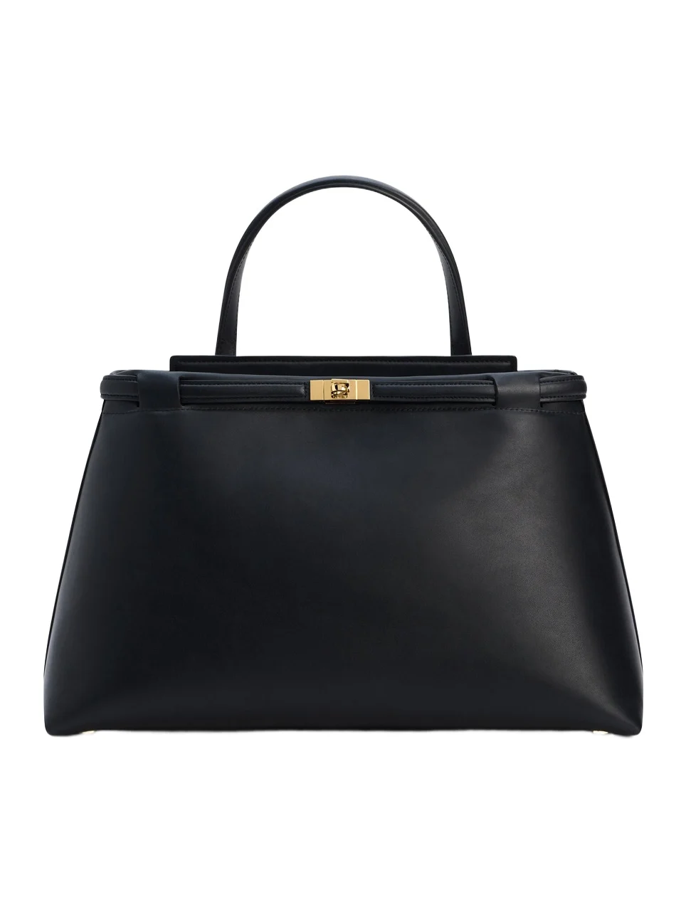 Leoné Medium Leather Top Handle Bag