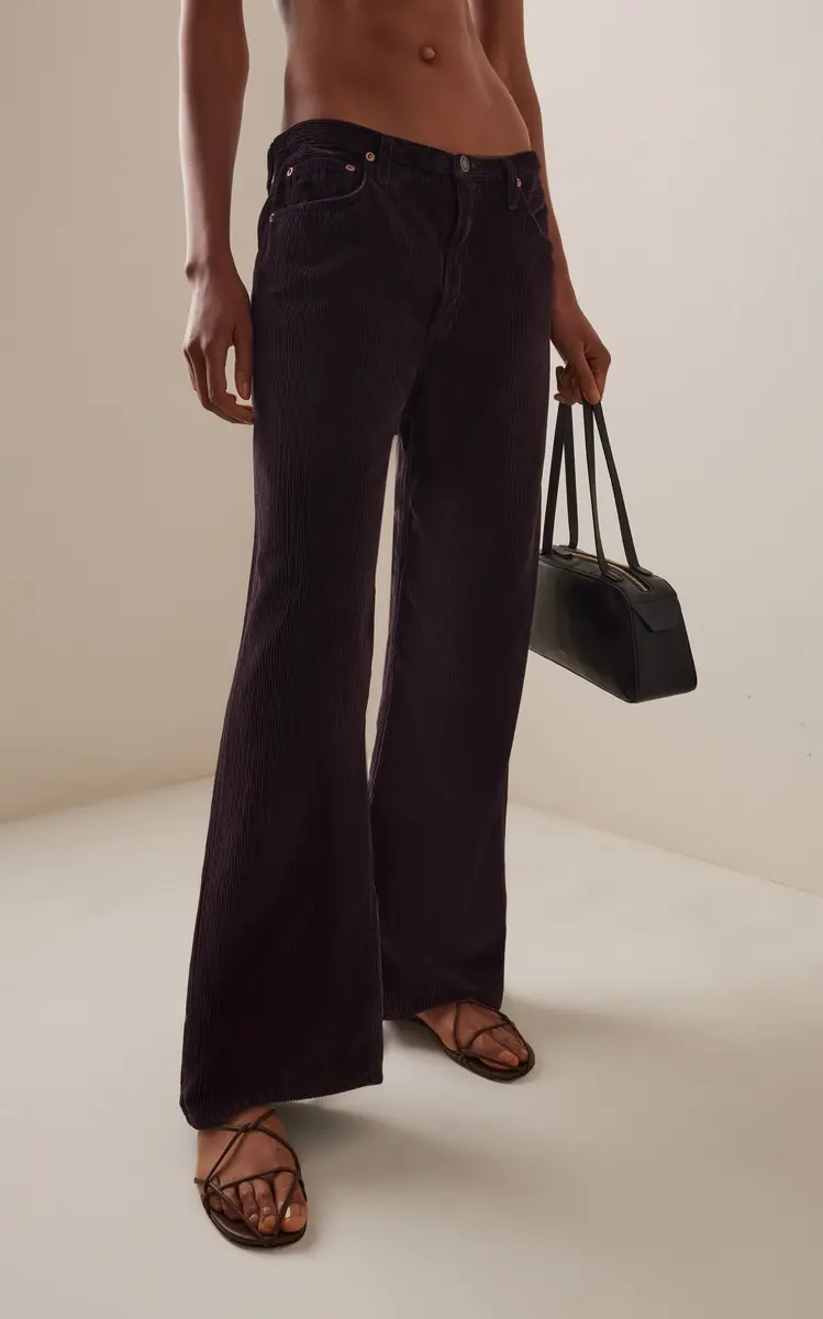 AGOLDE Keira Corduroy Low-Rise Baggy Jeans | Thumbnail 3 AGOLDE Keira Corduroy Low-Rise Baggy Jeans | Thumbnail 3