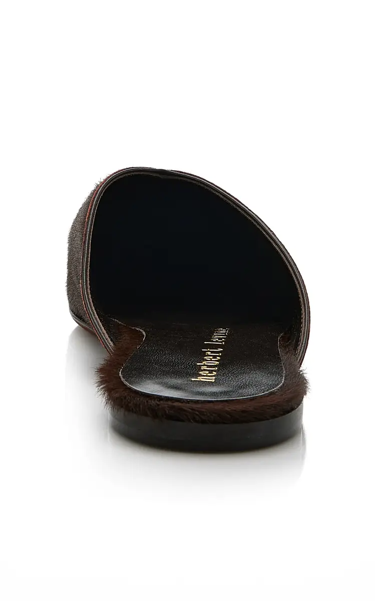 Herbert Levine Home Body Pony Hair Mules | Thumbnail 6