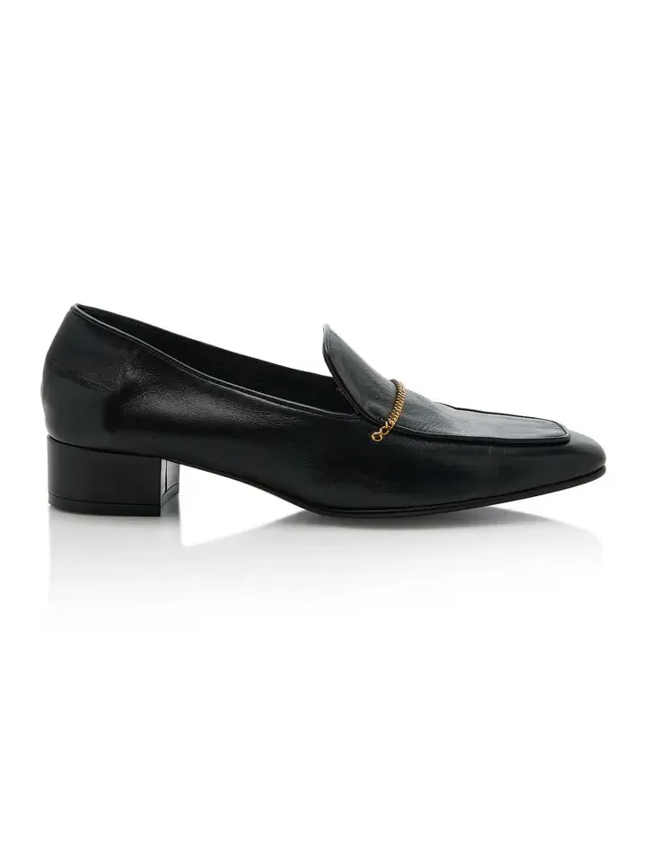 Fair and Square Leather Loafers
