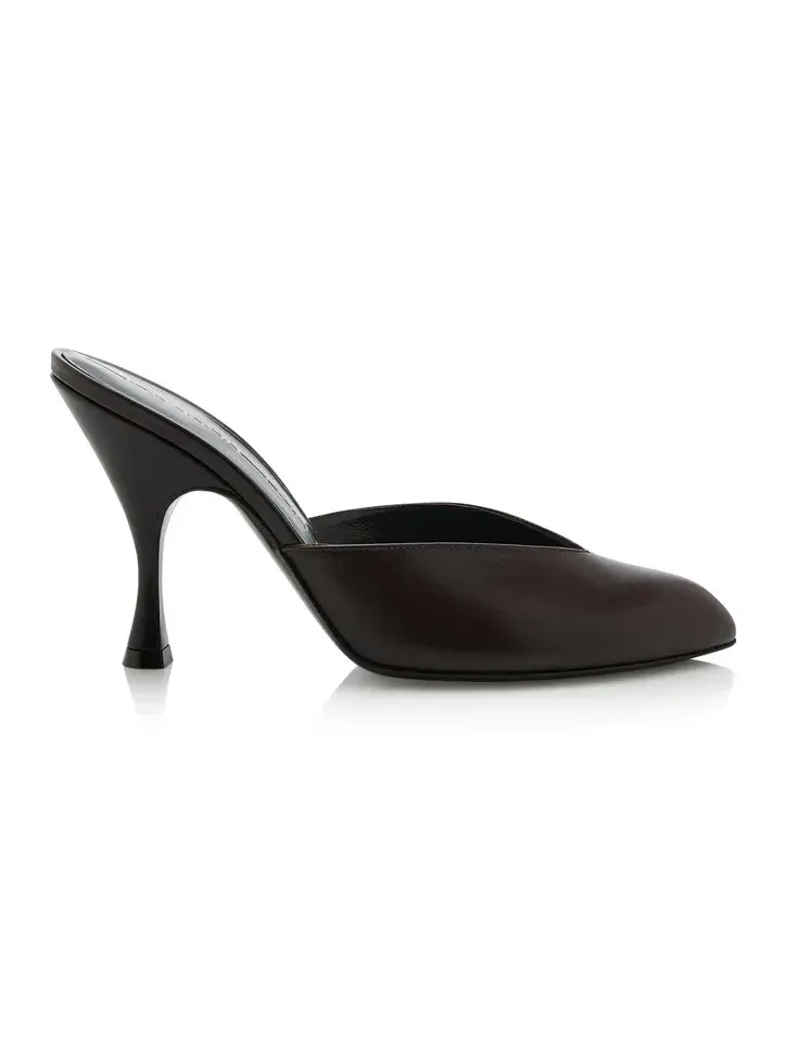 Sitting Pretty Leather Mules