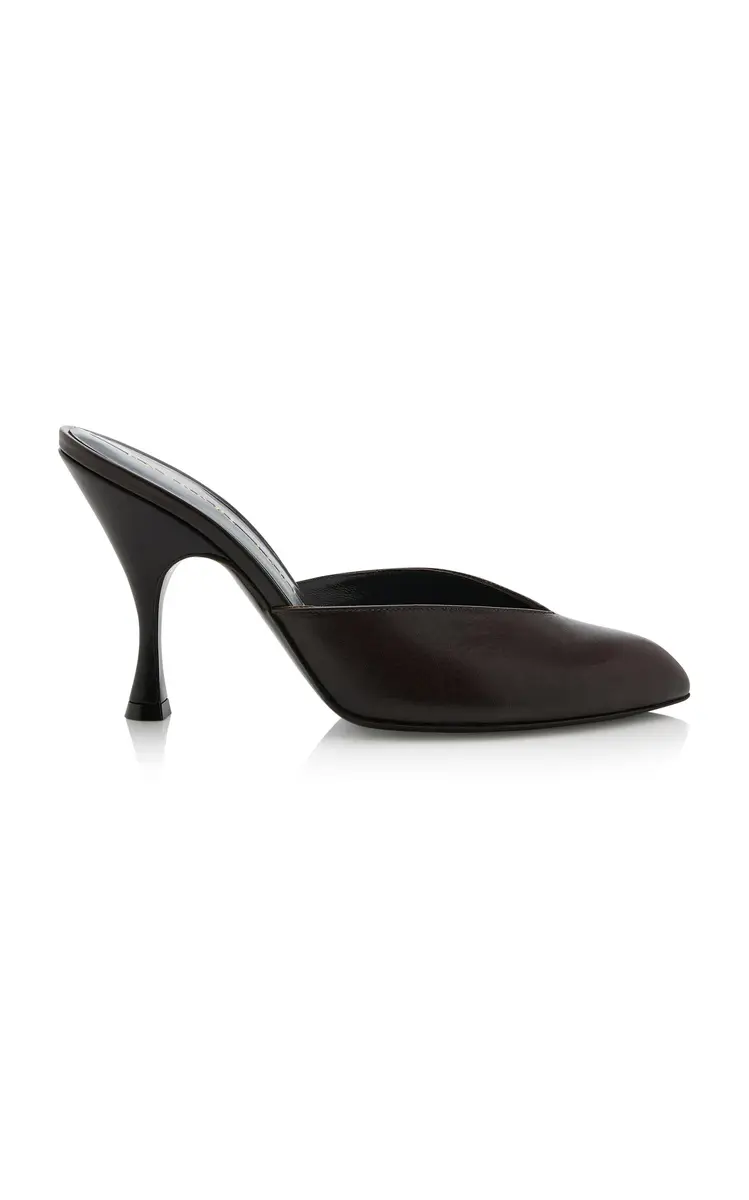 Herbert Levine Sitting Pretty Leather Mules | Image 1 Herbert Levine Sitting Pretty Leather Mules | Image 1