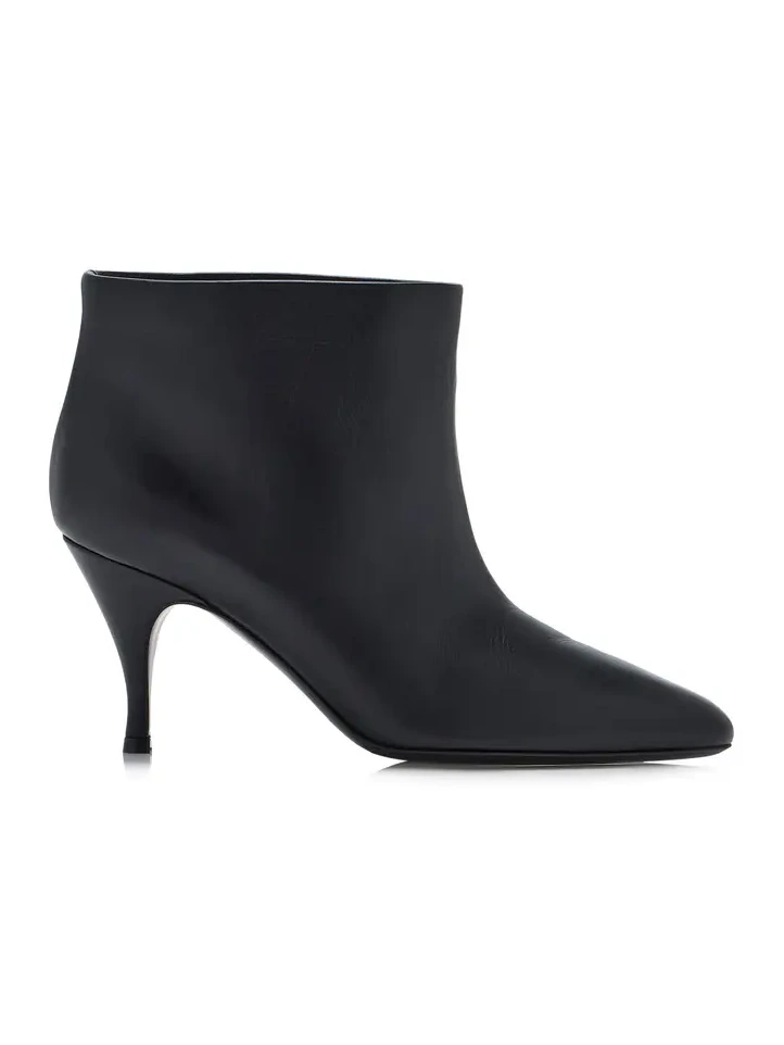 Silhouette Leather Ankle Boots