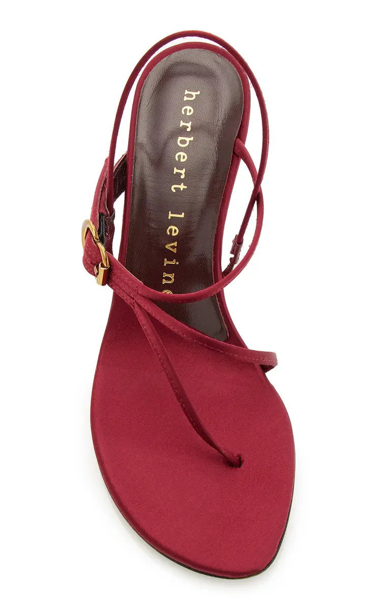 Herbert Levine Starry-Eyed Satin Sandals | Thumbnail 3 Herbert Levine Starry-Eyed Satin Sandals | Thumbnail 3