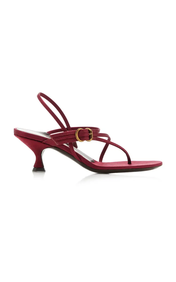 Herbert Levine Starry-Eyed Satin Sandals | Thumbnail 6 Herbert Levine Starry-Eyed Satin Sandals | Thumbnail 6