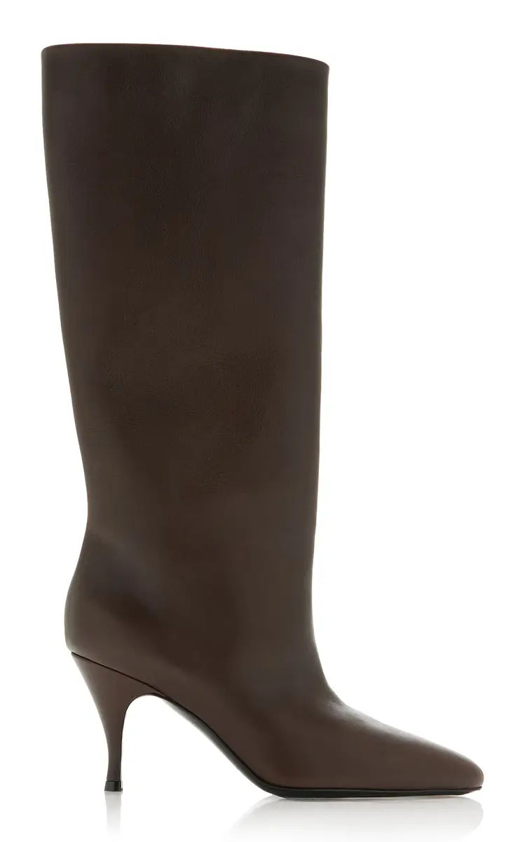 Herbert Levine Leather Knee Boots | Image 1 Herbert Levine Leather Knee Boots | Image 1
