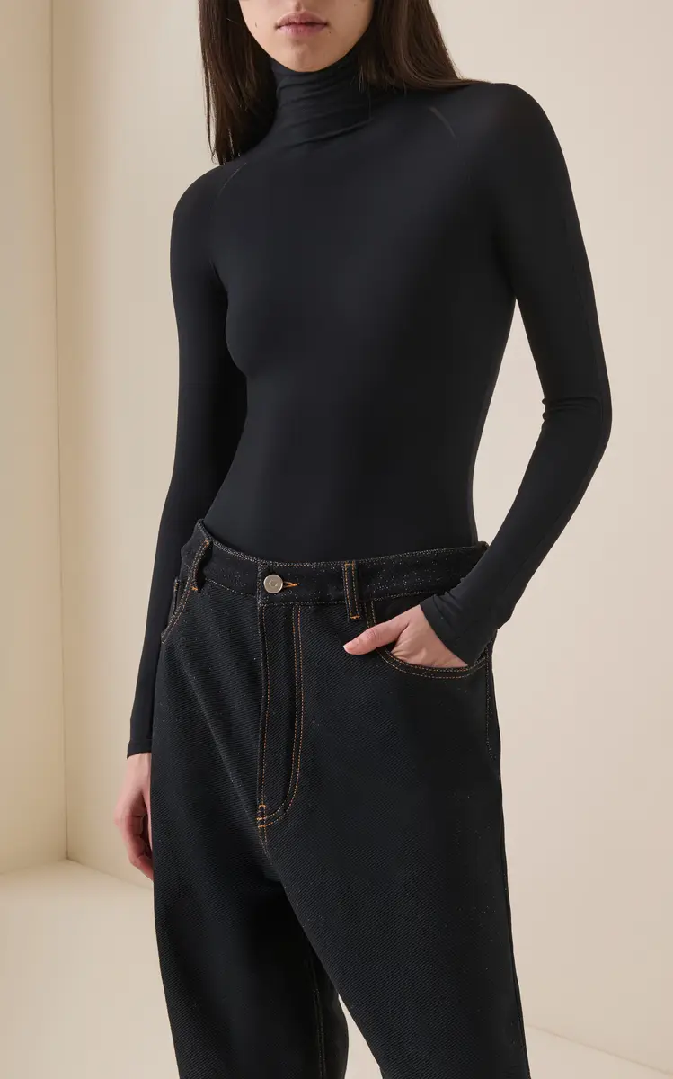 Alaïa Second-Skin Jersey Bodysuit | Thumbnail 3
