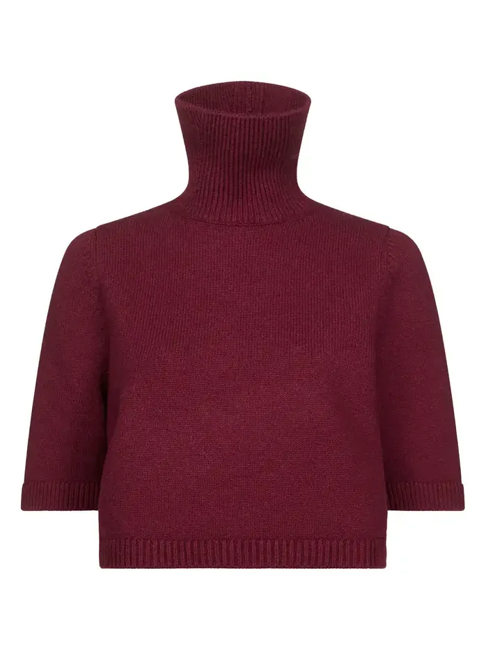 Cropped Cashmere-Blend Sweater