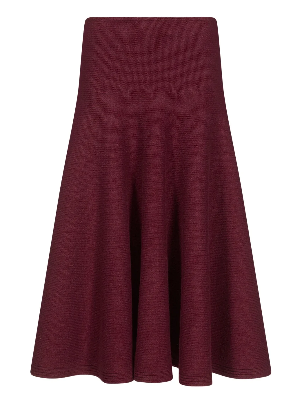 Cashmere-Blend Knit Midi Skirt