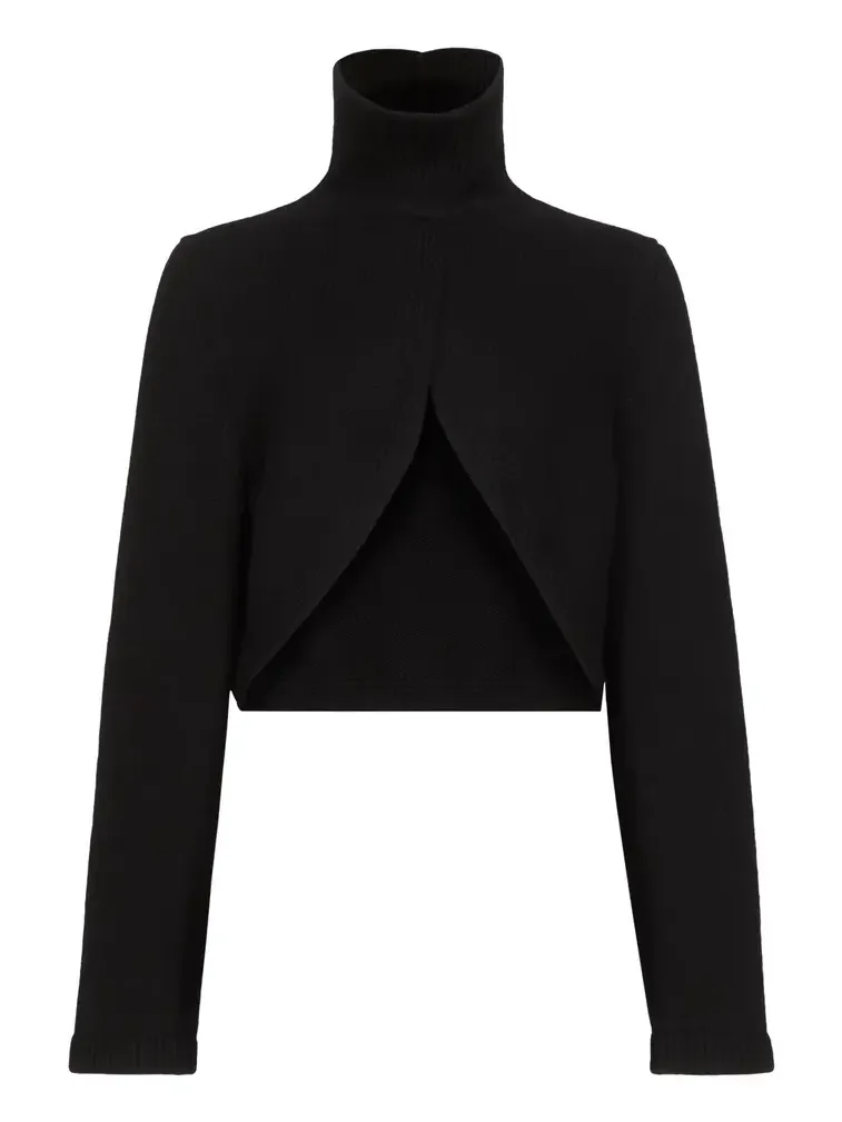 ALAÏA Cut-Out Cashmere-Blend Jumper