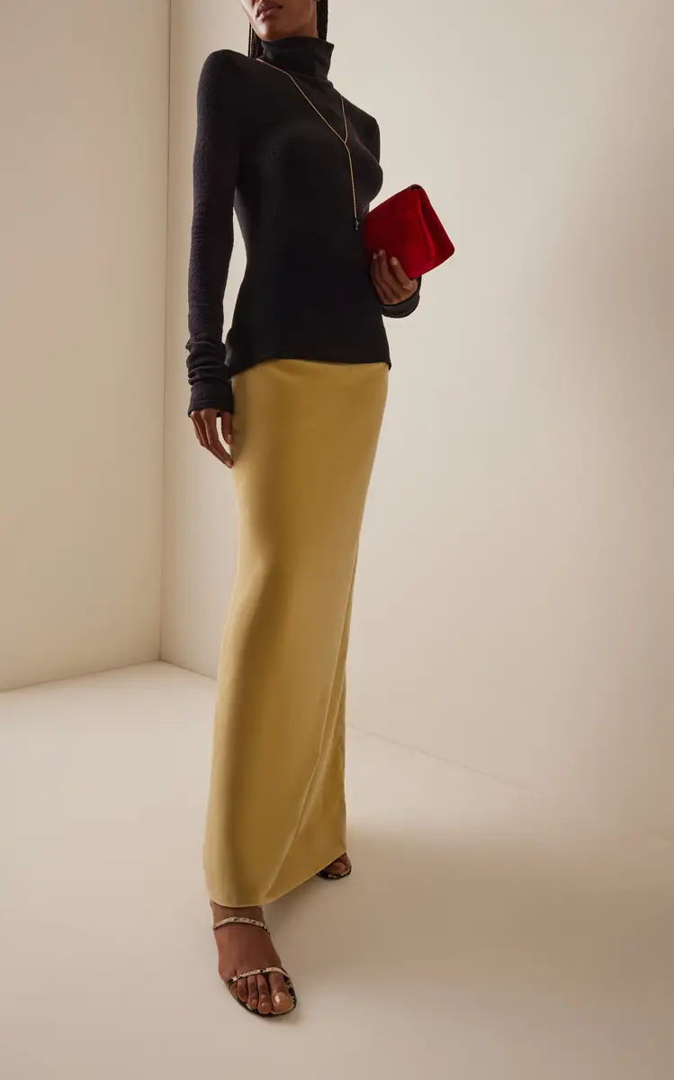 COLLEEN ALLEN Cutout Knit Turtleneck Top | Thumbnail 3