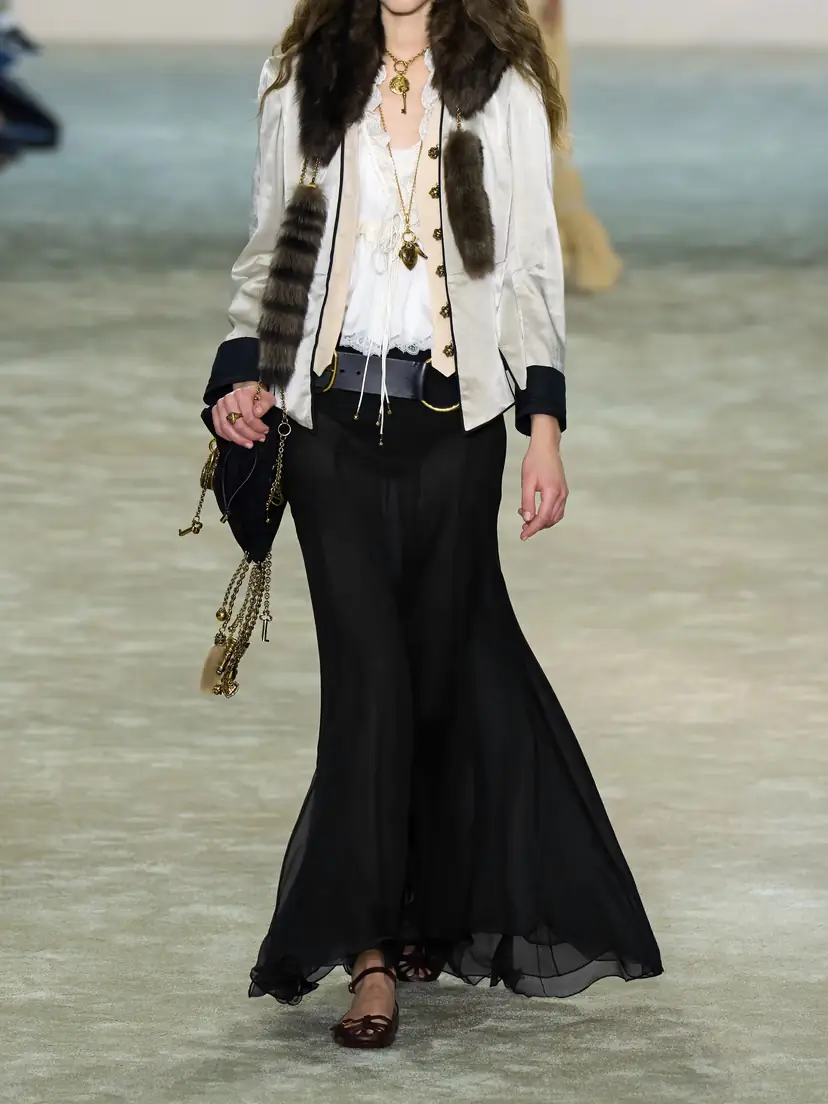 Chloé Organic Silk-mousseline Maxi Skirt | Thumbnail 5