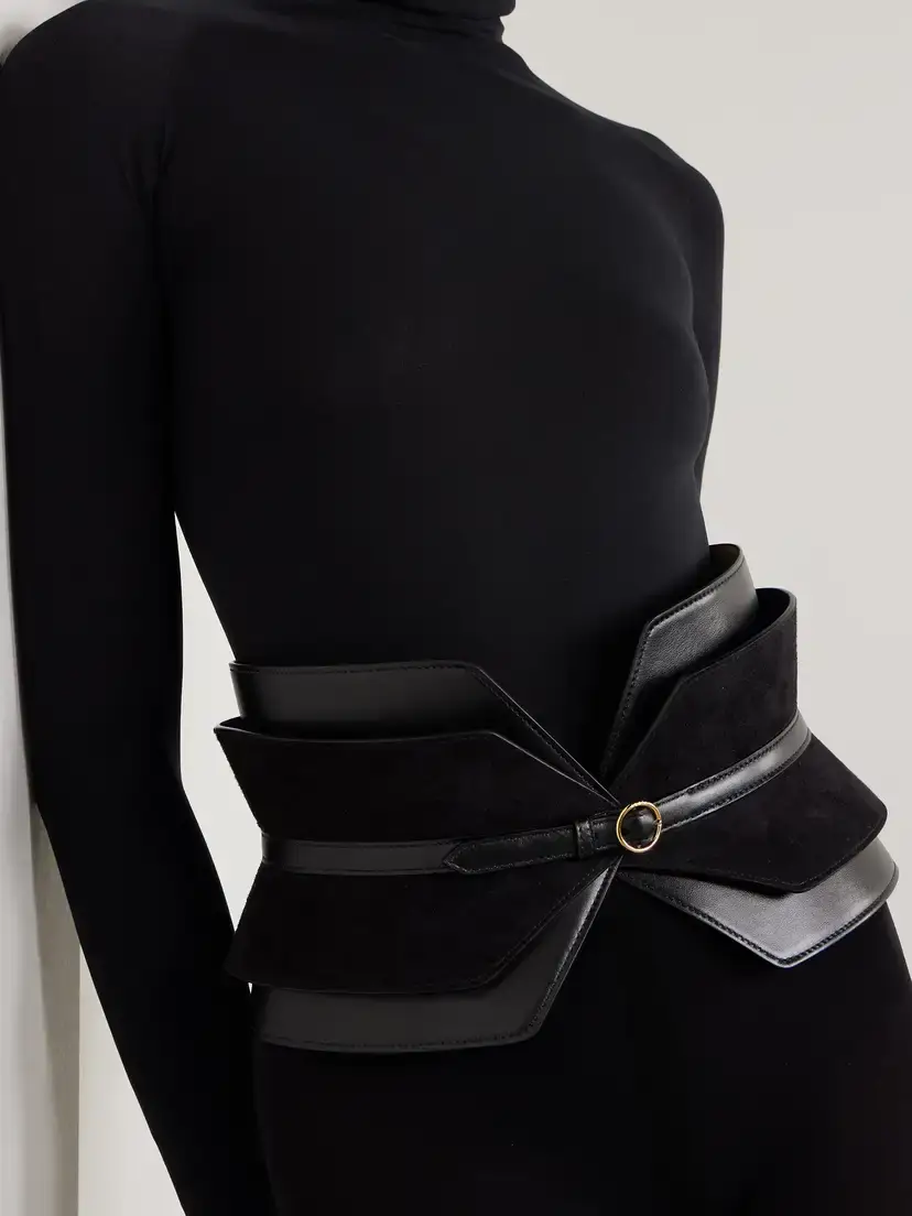 Alaïa Leather And Suede Waist Belt | Thumbnail 2 Alaïa Leather And Suede Waist Belt | Thumbnail 2