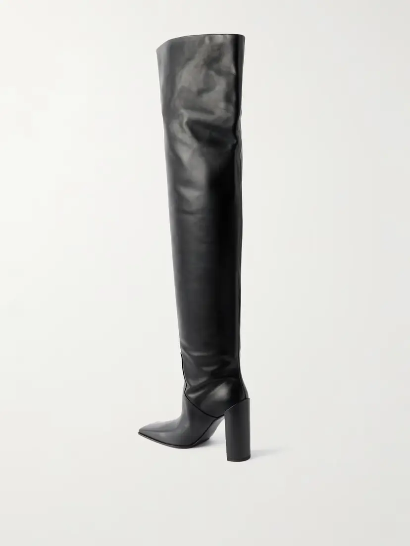 Alaïa 90 Leather Over-the-knee Boots | Thumbnail 3